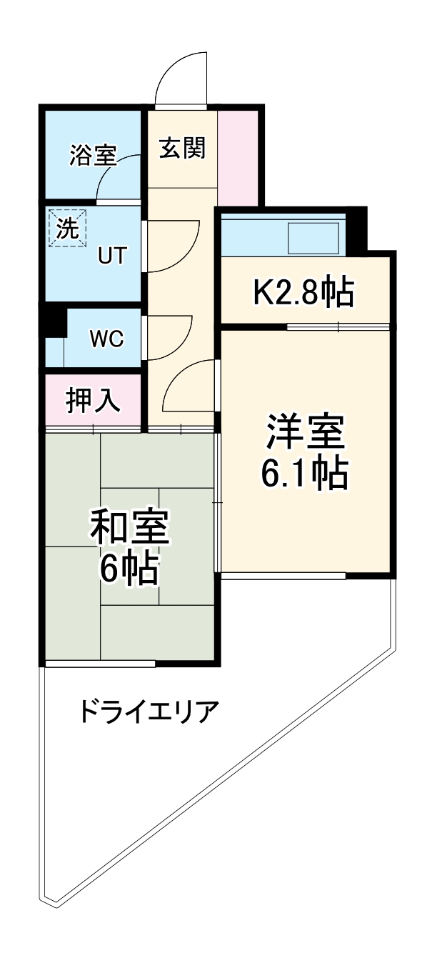 ラウムズ虹ヶ丘の間取り