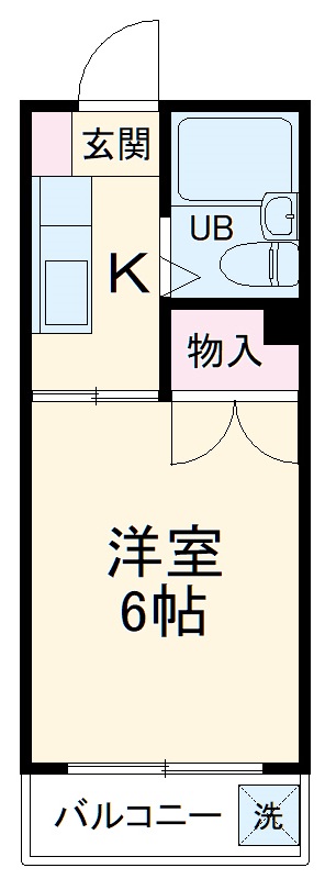 伴野コーポの間取り