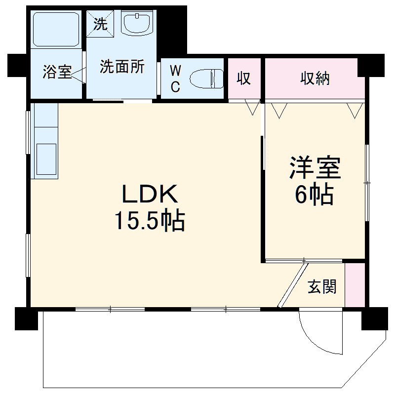 ハピネスシャトーリンデンの間取り