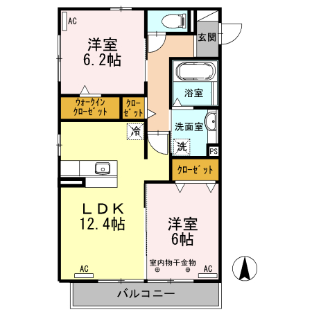 Relacheの間取り