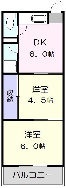 川島第二ビルの間取り