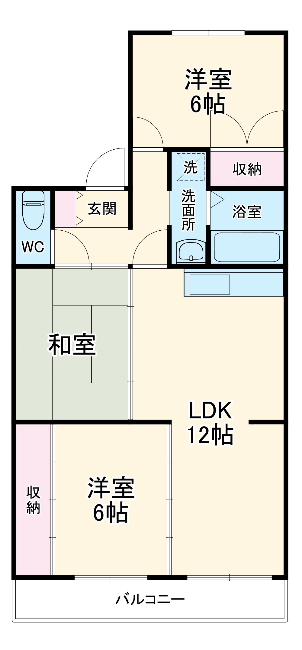本山マンションの間取り