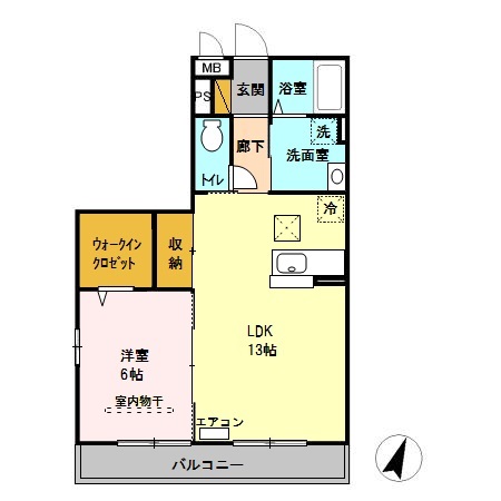 リビングゲートシティ Ⅰの間取り