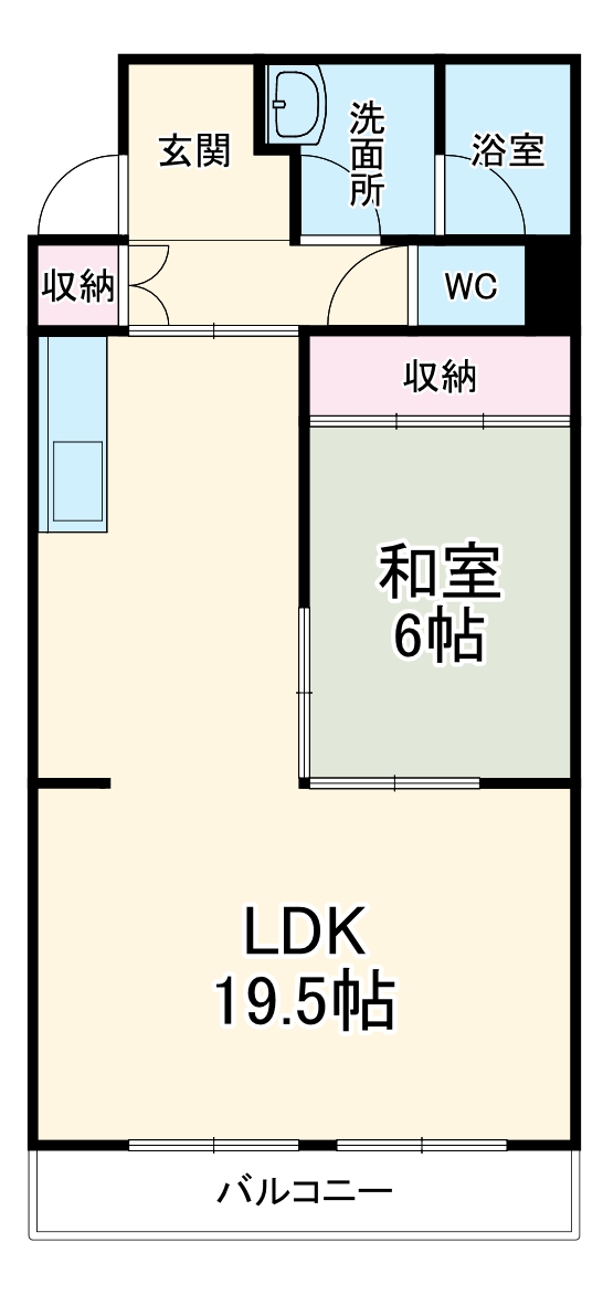 グリーンパークマンションの間取り