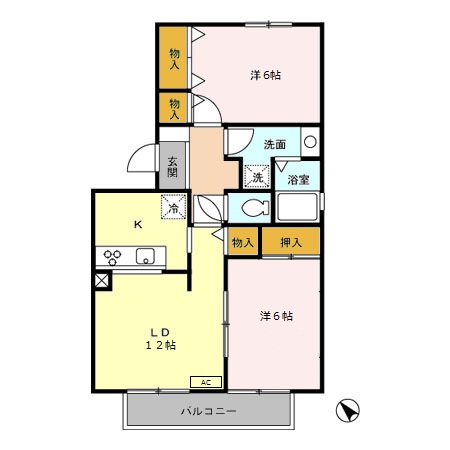 プリマベーラAの間取り