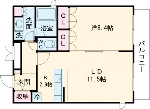 ガーデン千歳船橋の間取り