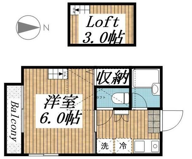 パピヨンの間取り