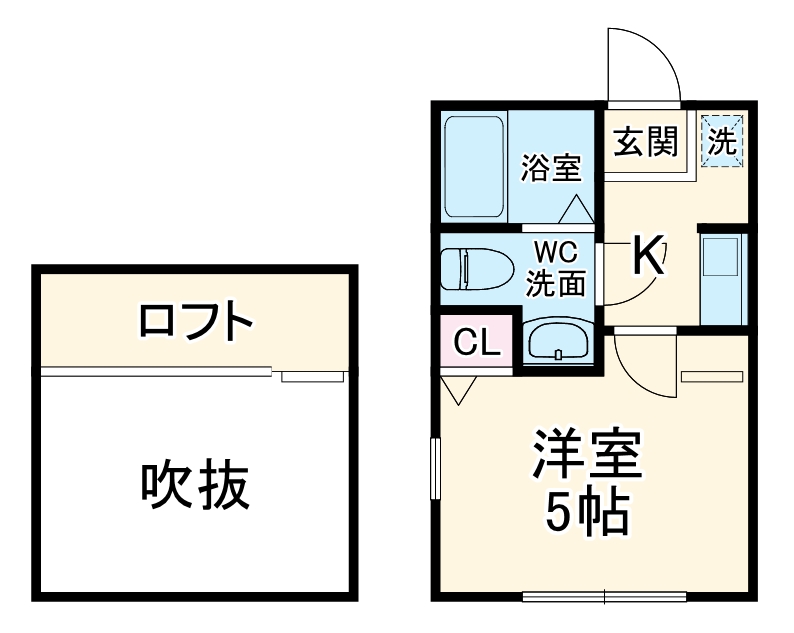 ハイム知希参番館の間取り