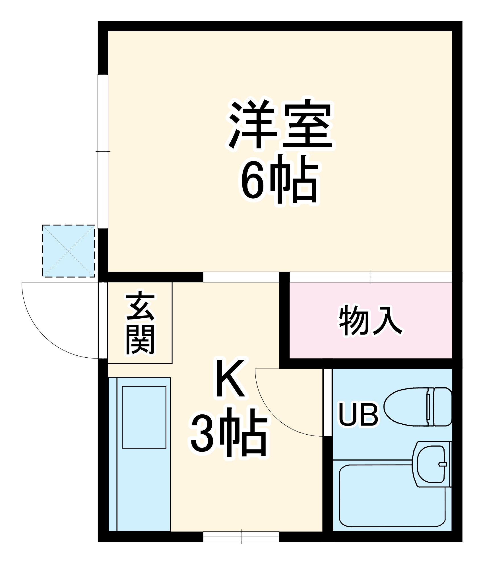 ハウス小川の間取り