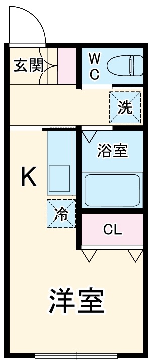 コーポKの間取り