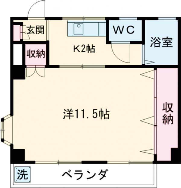 サンハイム白子の間取り