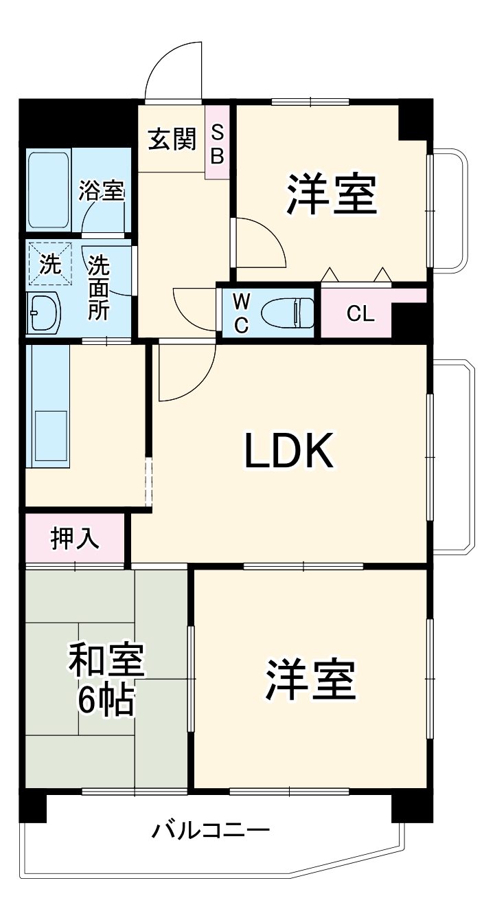 ファミール一社の間取り