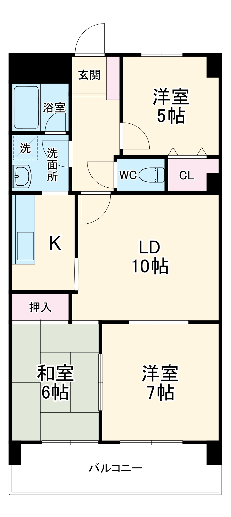 ファミール一社の間取り