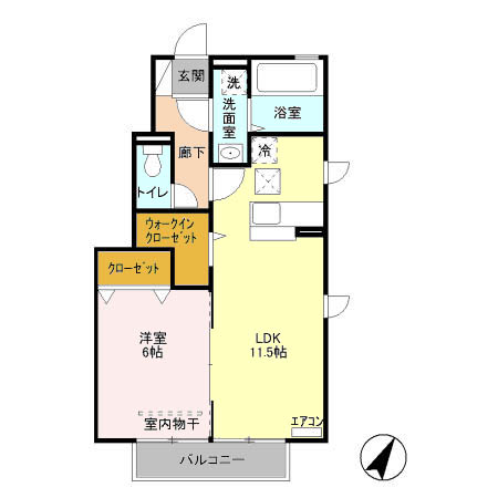 ティエルノの間取り