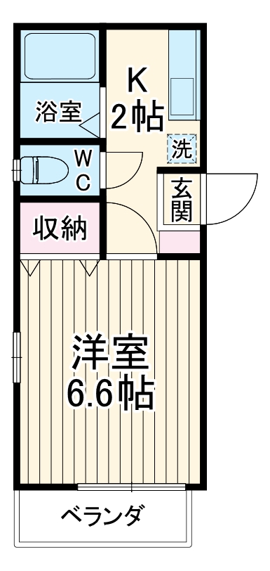 コンフォーレ日吉Ⅱの間取り