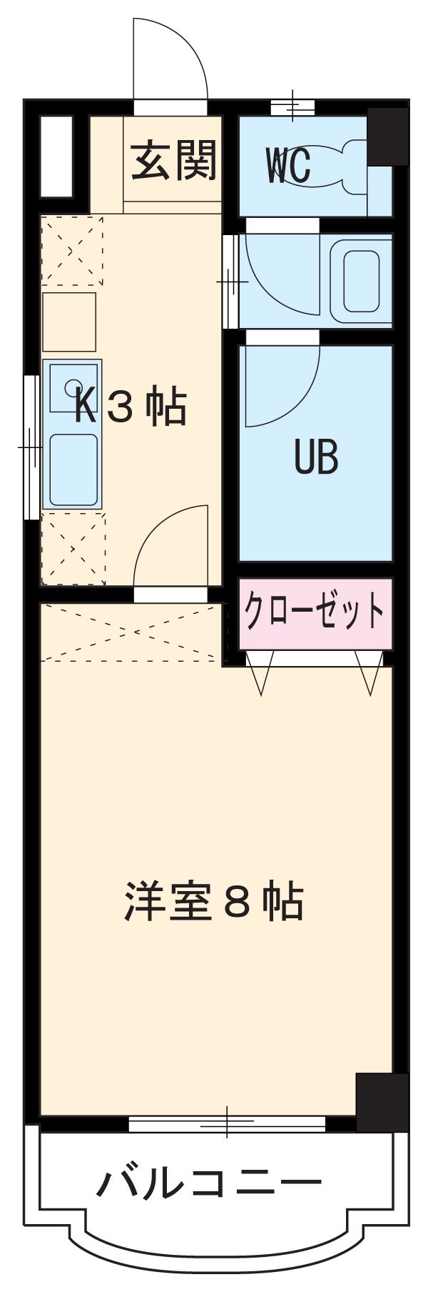 フローレス21の間取り