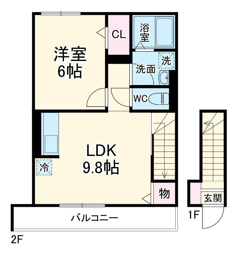 リヴェール新川崎の間取り