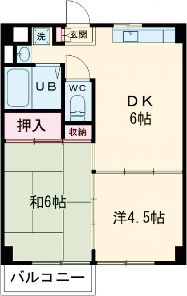 KフラットⅠの間取り