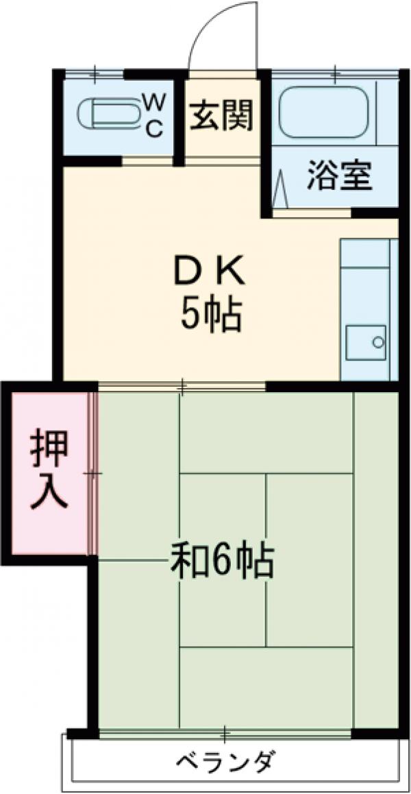 狛江荘の間取り