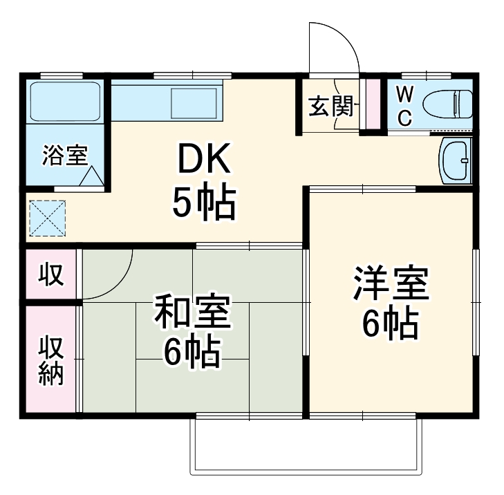 ハイツ小嶋の間取り