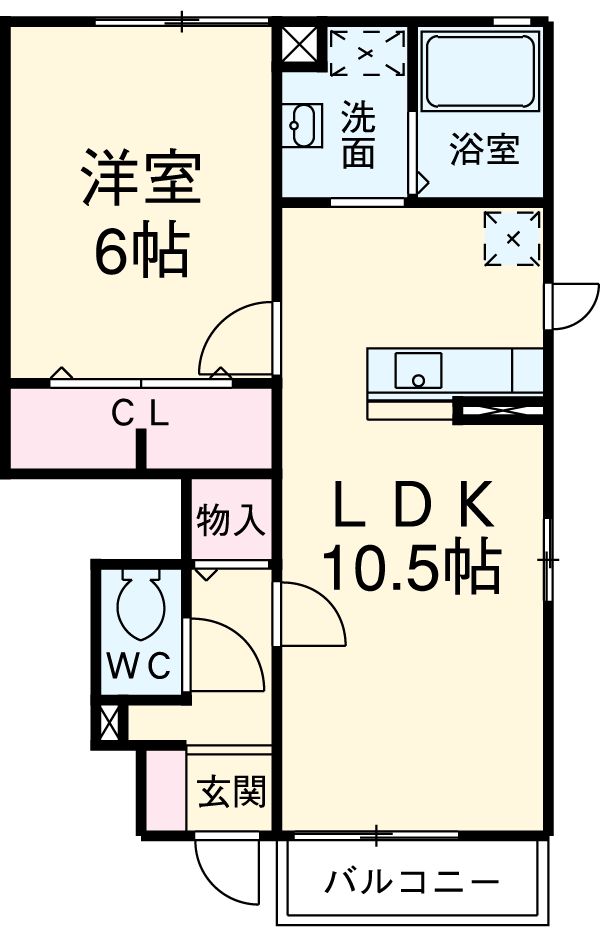 リヴェールの間取り