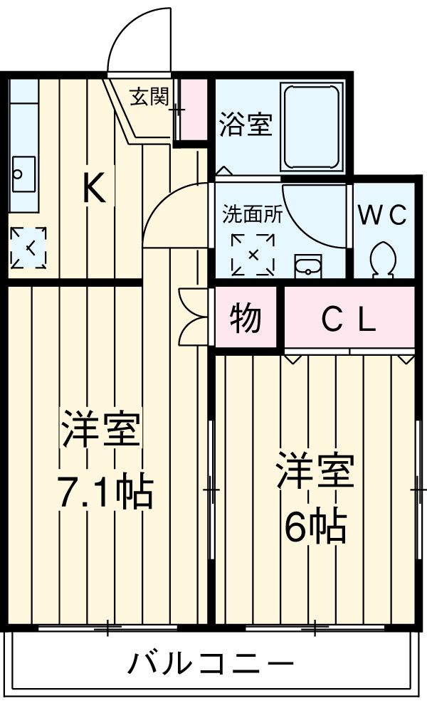 アーバンSTの間取り