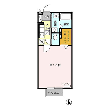 コーポラス・Sの間取り