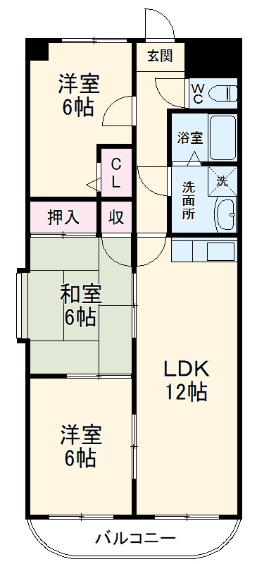 リバーパーク植田東の間取り