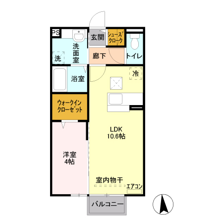 サンクテュエールⅡの間取り
