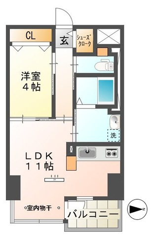 Ｃｏｎｆｏｒｔｏ紺屋町の間取り