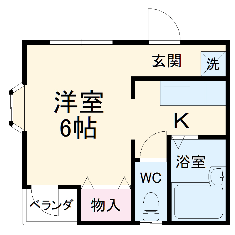 クレストアサカⅢの間取り