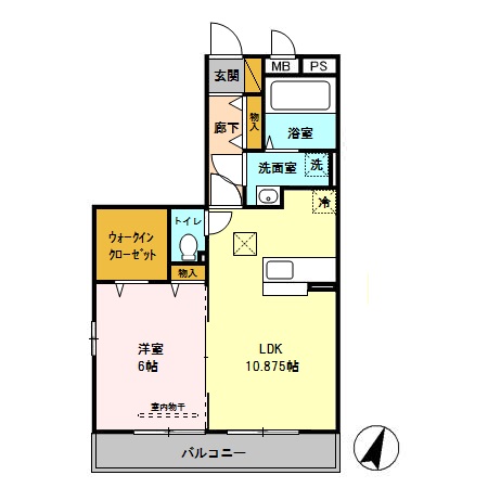 サン・クレストコートの間取り