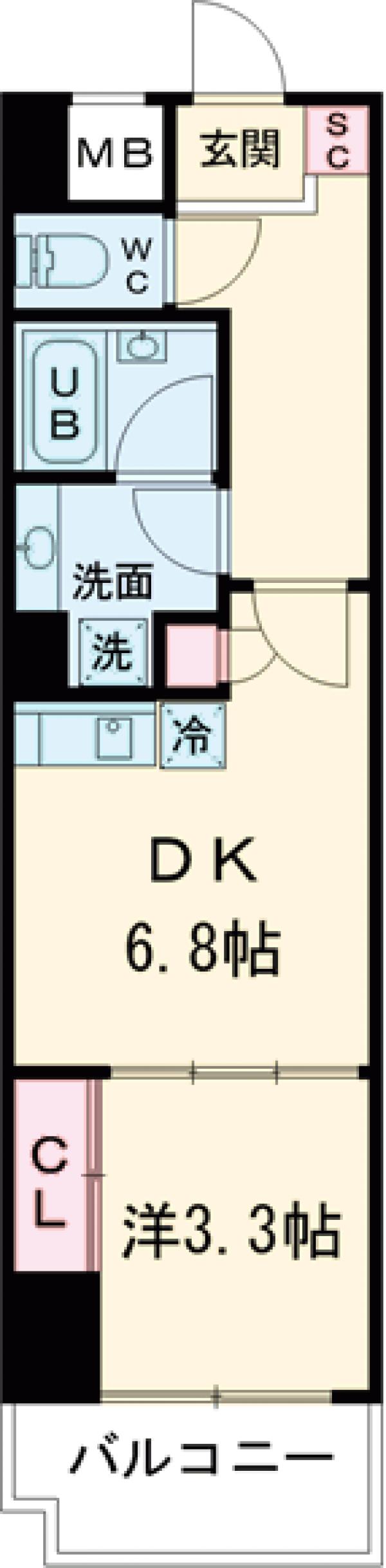 レジディア目白の間取り
