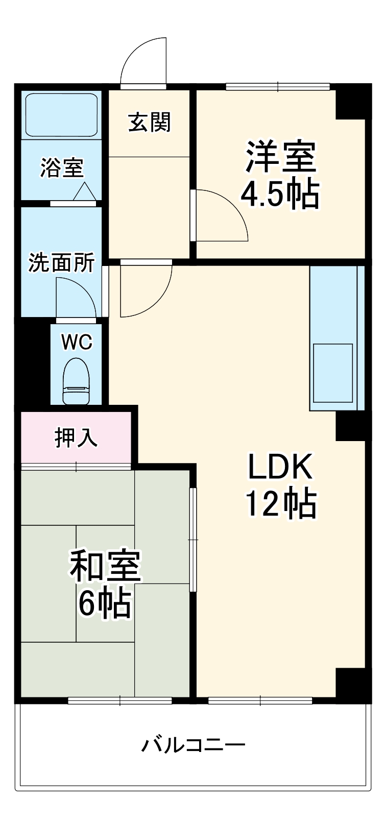 柴昭ハイツの間取り