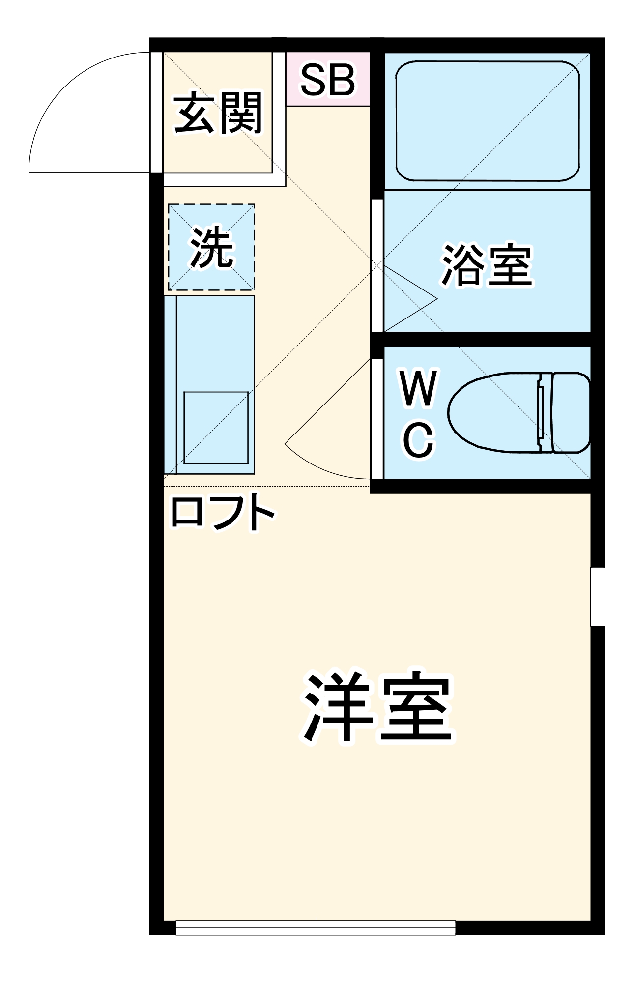ヒルズ日吉A棟の間取り