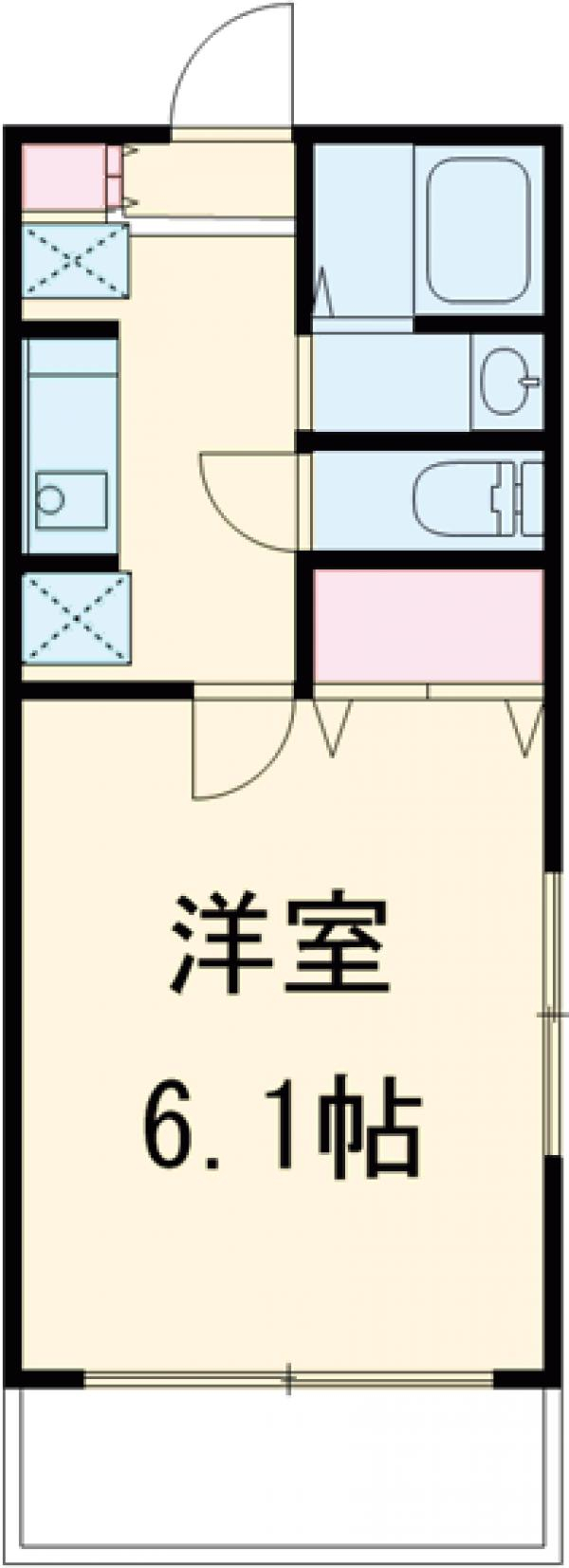 南烏山の完工年月(2009年9月)築の賃貸マンションの間取り