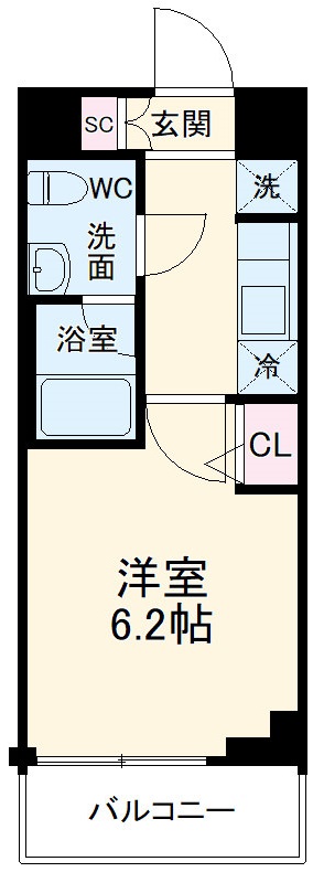 プレール・ドゥーク元住吉の間取り