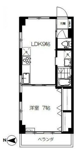 第一小林マンションの間取り