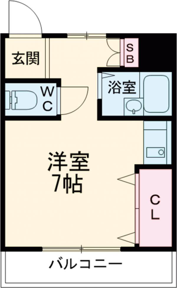 アンフィニィ・橋の内Ⅰの間取り