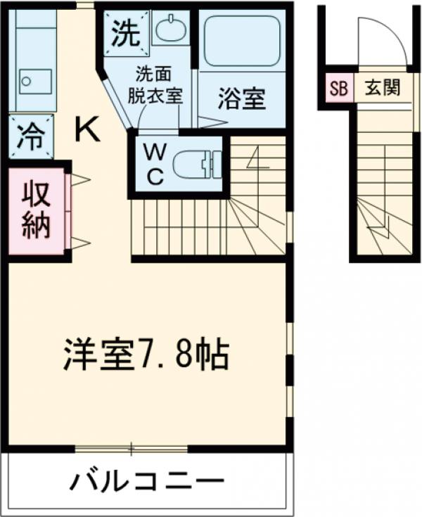 ミニヨンA&Kの間取り