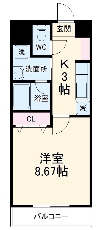 ジオステージ東山の間取り