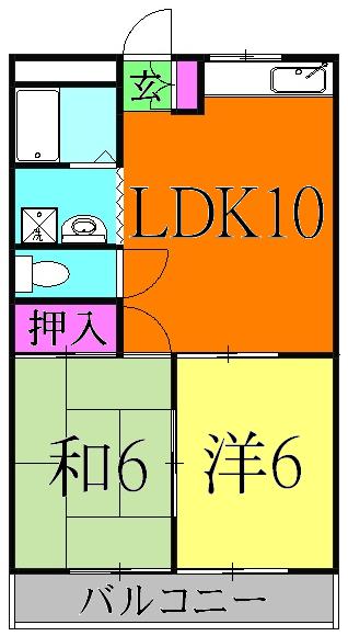 第2好美ハイツの間取り