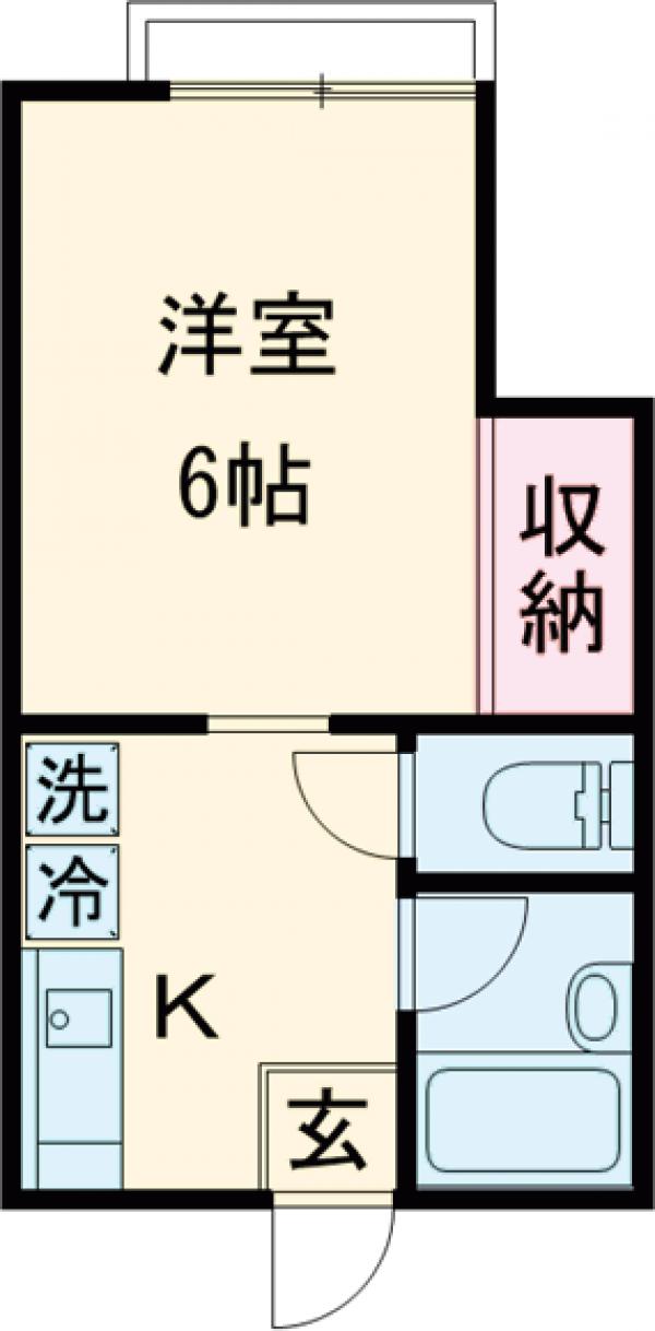 ヴィラローズの間取り