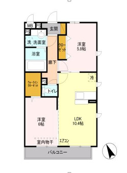 レフィナード(和光)の間取り