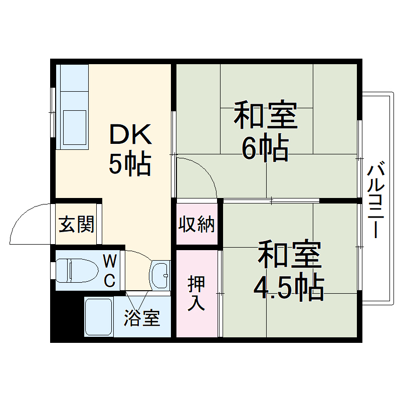園田ハイムの間取り