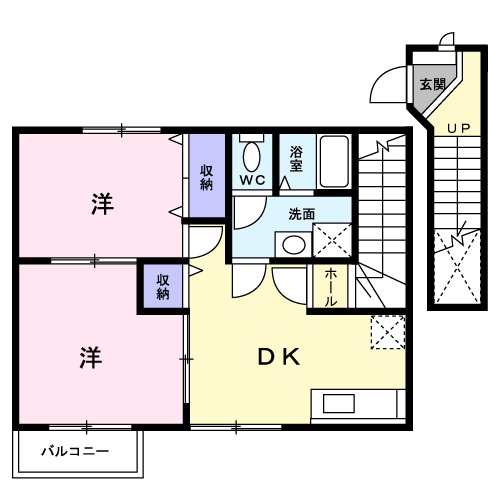 シェ・モアの間取り