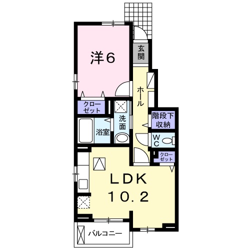 ヴィラ カレント ウエストの間取り