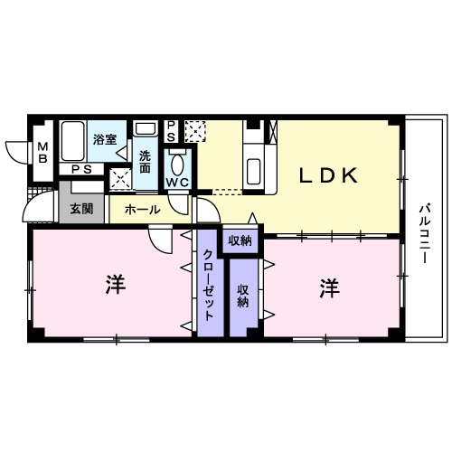 ソレアードの間取り