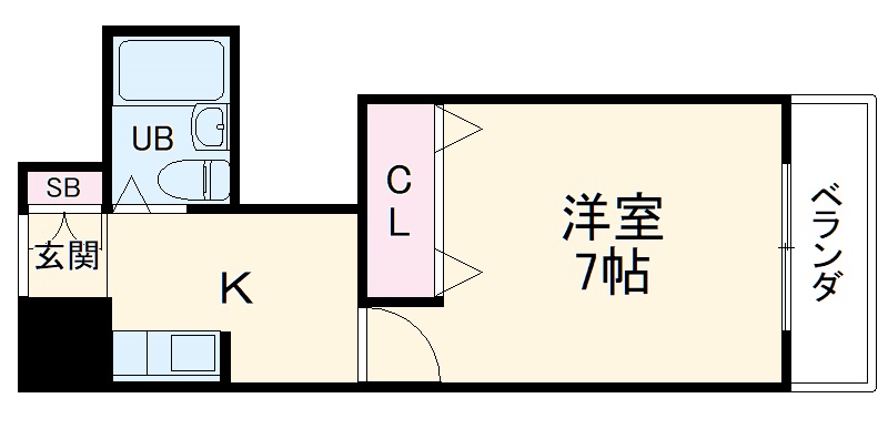 メゾン豊中パート16の間取り