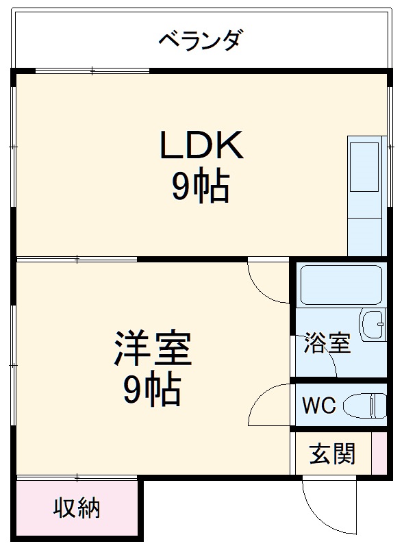 アイランド岡町の間取り